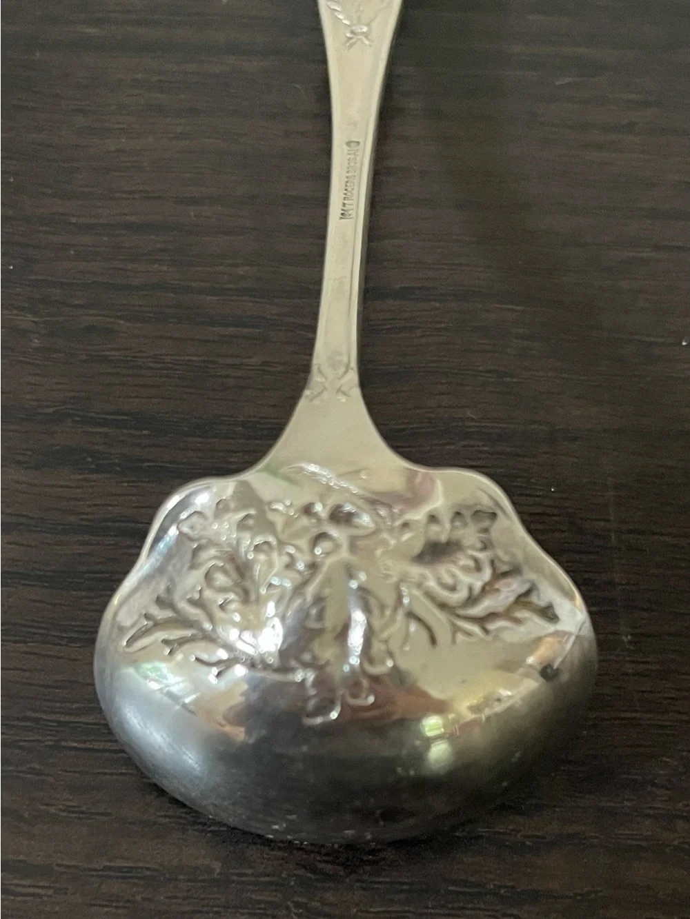 VTG Rogers & Bros “Charter Oak” Silverplate Ladle w/Acorn & Leaf Pattern